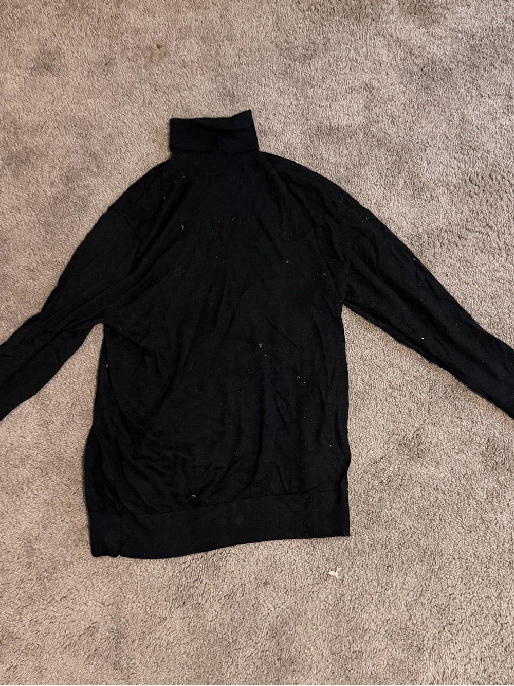 GAP Men's Black Turtleneck Sweater Size medium